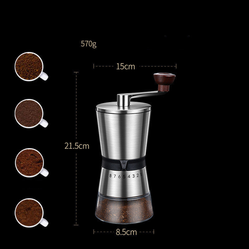 Removable And Portable Hand-cranked Coffee Grinder