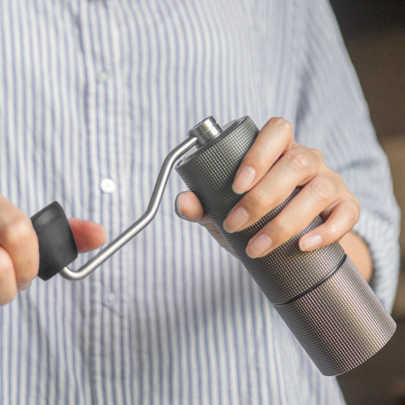 Hand crank coffee grinder