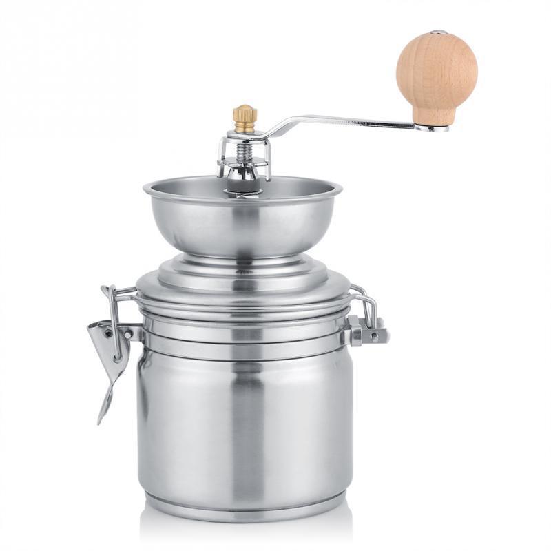 Stainless Steel Manual Coffee Grinder Spice Nuts Grinding Mi