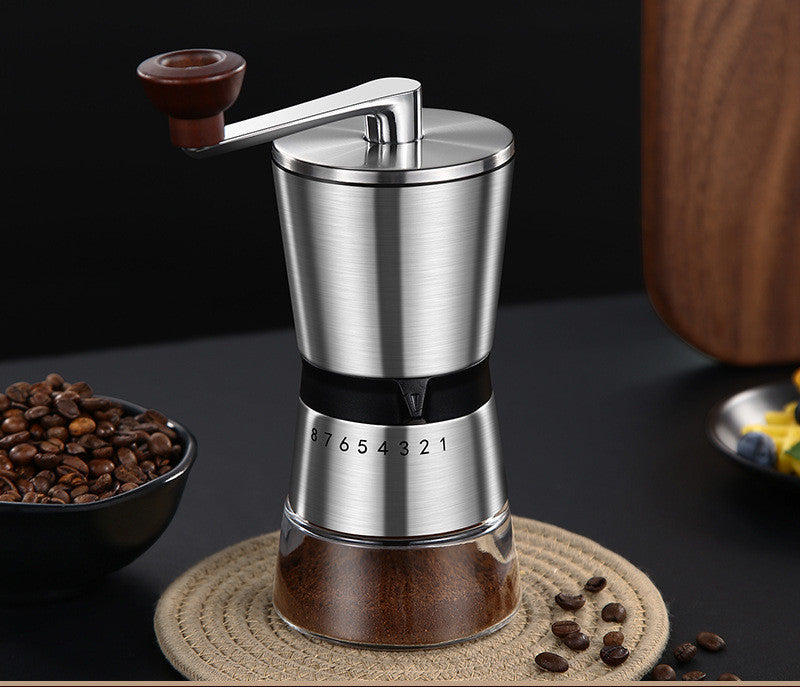 Removable And Portable Hand-cranked Coffee Grinder