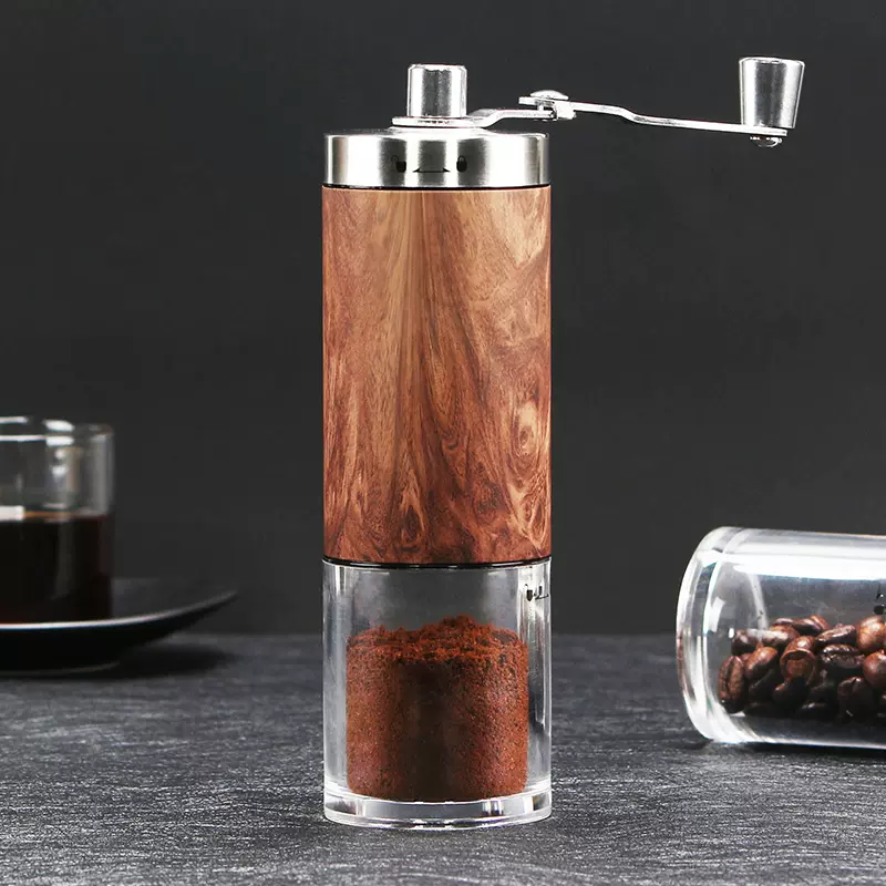 Manual Coffee Grinder, Hand Portable Coffee Grinder, Built-in Adjustable Ceramic Burrs