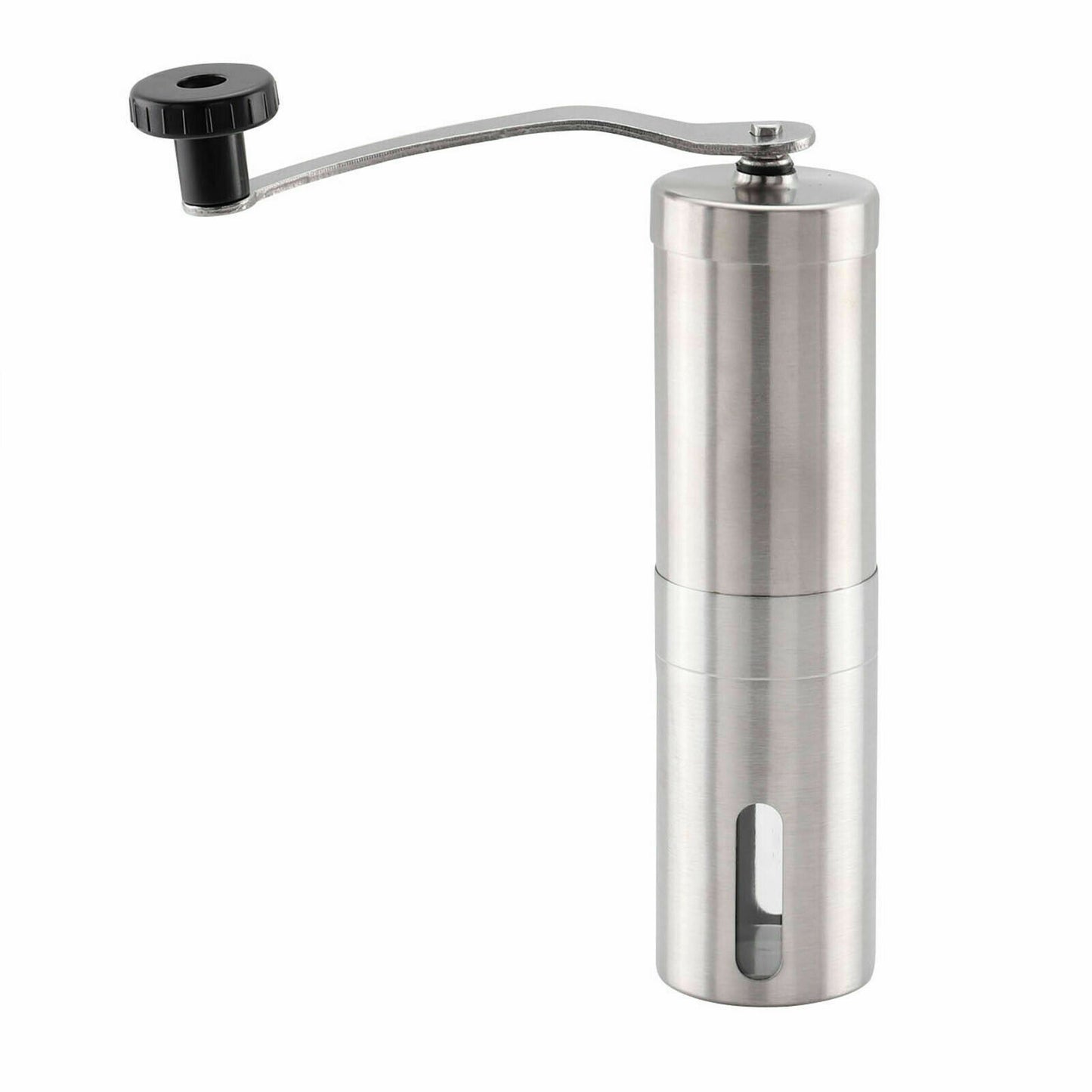 Stainless Steel Hand Crank Burr Grinder for Coffee and Pepper