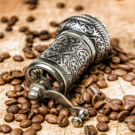 Retro Hand-Crank Small Grinder for Coffee Beans & Spices