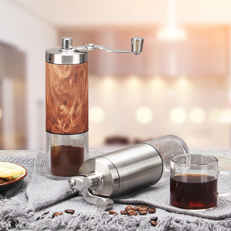 Manual Coffee Grinder, Hand Portable Coffee Grinder, Built-in Adjustable Ceramic Burrs